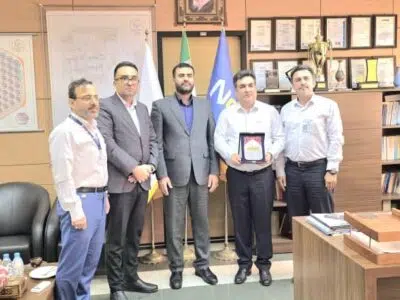 تجلیل سرپرست اداره کل استاندارد استان بوشهر از پتروشیمى نورى